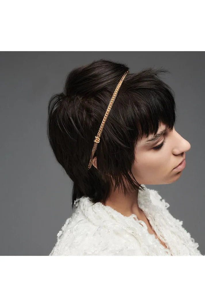 BALMAIN PARIS - Pont Des Arts Headband Small Gold Chain