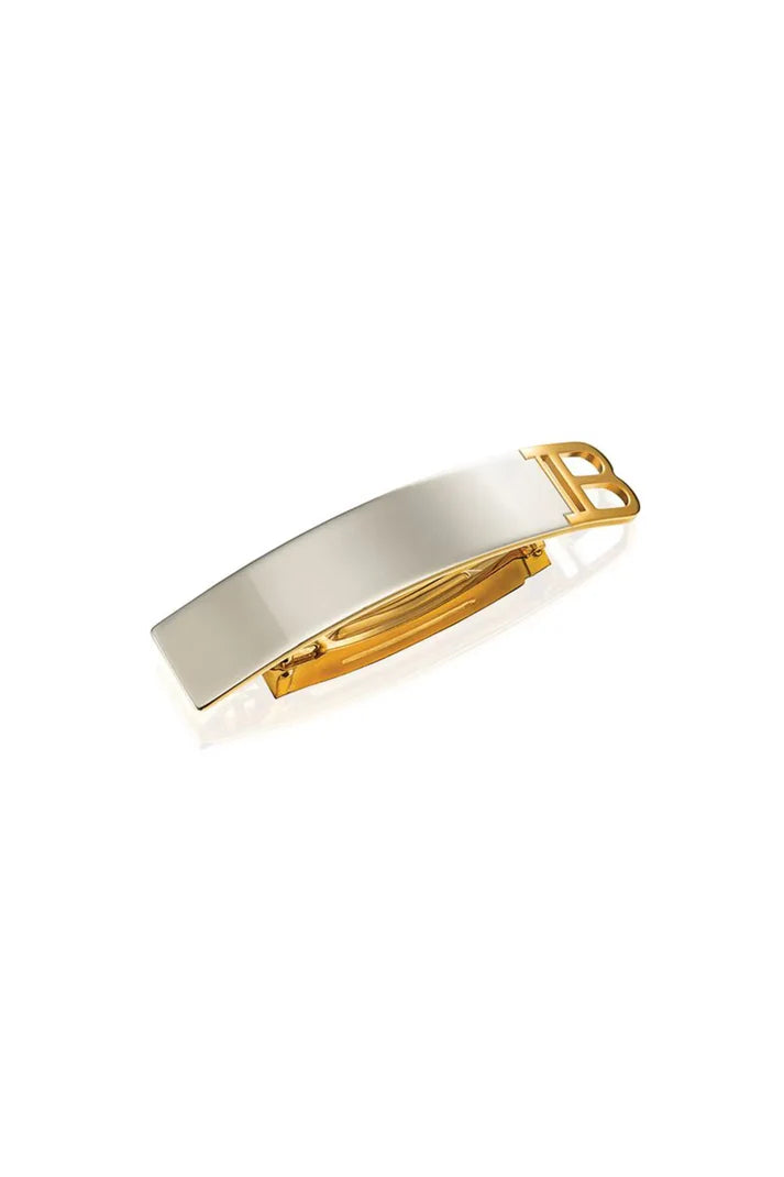 BALMAIN PARIS - Barrette Pour Cheveux Medium Silver/Gold