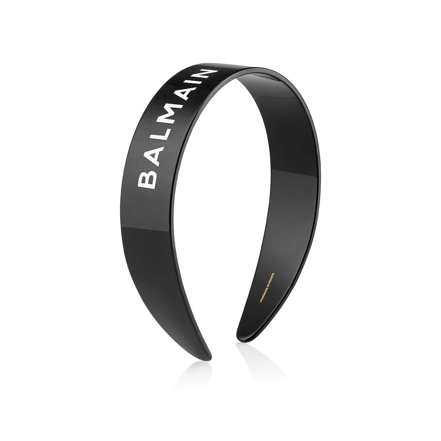BALMAIN PARIS - Limited Edition Cellulose Acetate Headband Black/White Large