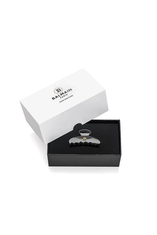 BALMAIN PARIS - Cellulose Acetate Pince à cheveux Small Black