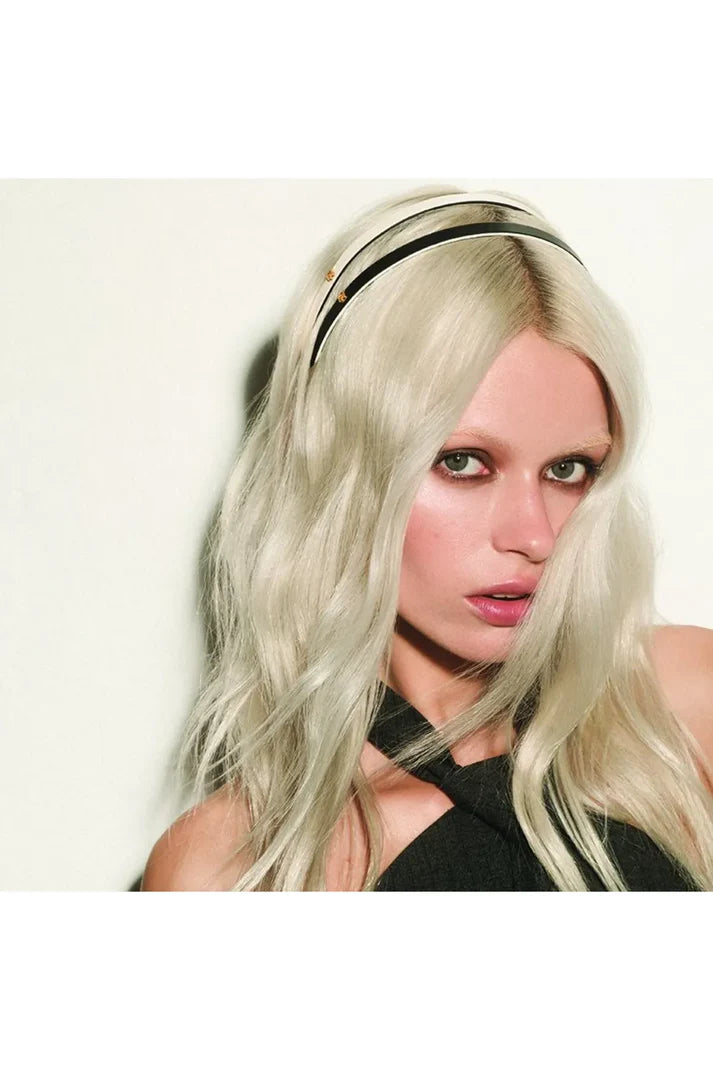 BALMAIN PARIS - Cellulose Acetate Headband Black/White Small