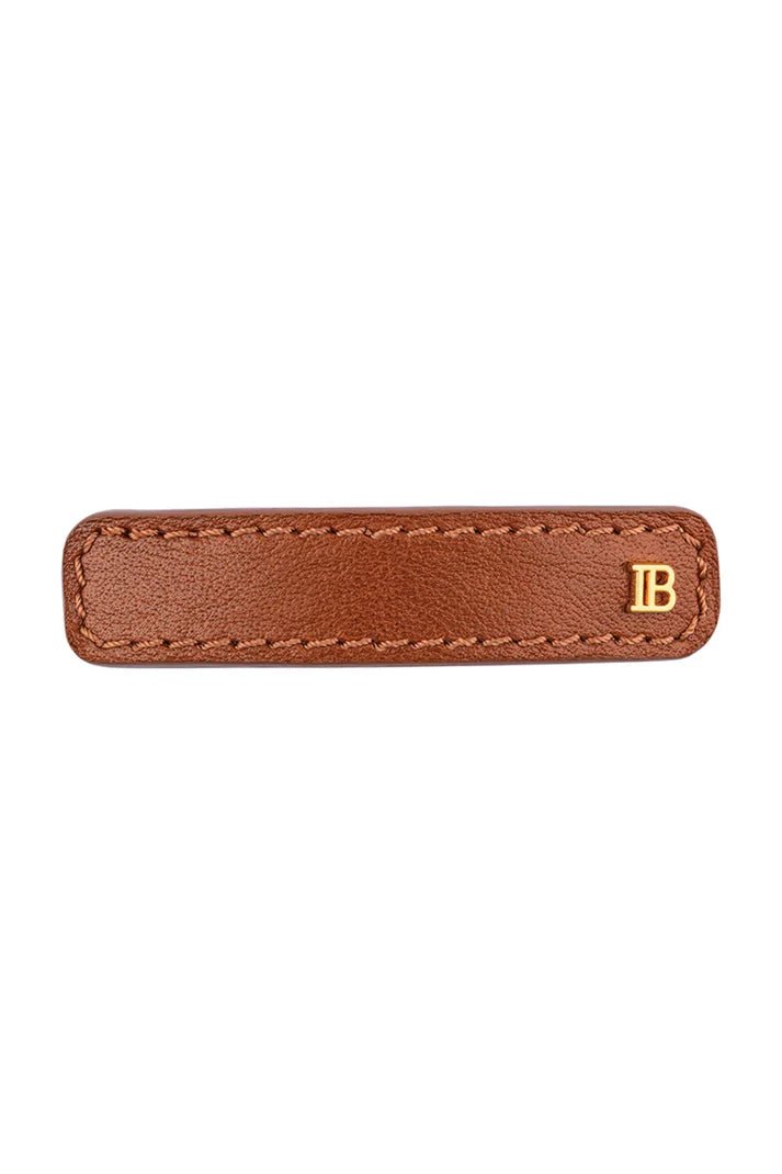 BALMAIN PARIS - Riviera Barrette Cognac Medium