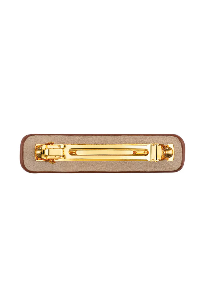 BALMAIN PARIS - Riviera Barrette Cognac Medium