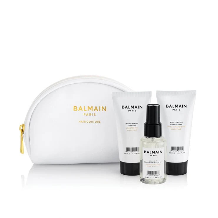 BALMAIN PARIS - White Cosmetic Care Bag