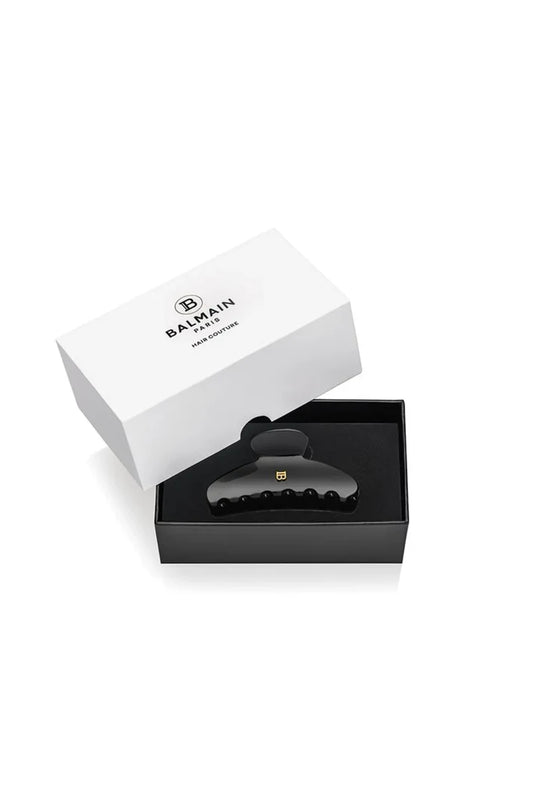 BALMAIN PARIS - Cellulose Acetate Pince à cheveux Medium Black