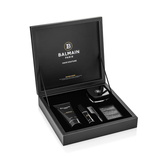 BALMAIN PARIS - Homme Hediye Seti (Sakal Yağı, Saç & Vücut Yıkama, Saç Derisi Peelingi)