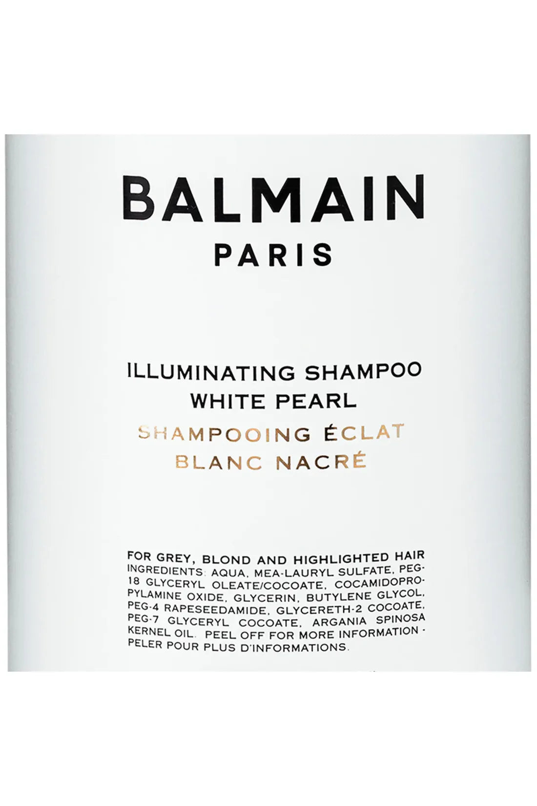 BALMAIN PARIS - Illuminating Shampoo – White Pearl (300 ml)